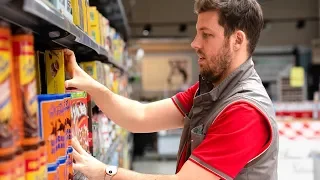 Une journée en tant qu'employé de supermarché