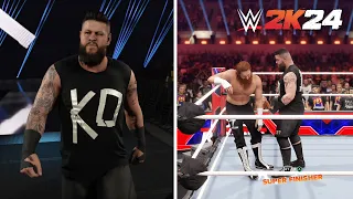 WWE 2K24: Kevin Owens Entrance, Signatures, Finishers & Victory! (Includes Music 🎶)