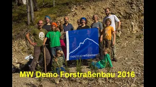 MW Forststraßen Demo 2016