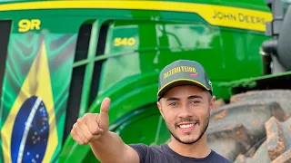 Levando o John deere 9R pra fazenda São Paulo