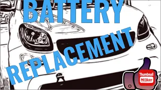 Battery replacement on a 2016 smart car 453 turbo