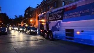 PREMIER MINISTRE HARPER MOTORCADE // PRIME MINISTER HARPER CONVOY