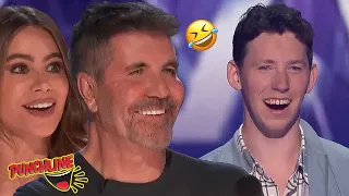 Simon Cowell Didn't Want This HILARIOUS Audition To End On AGT!