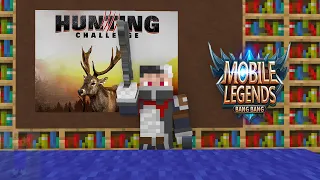 Monster School : HUNTING CHALLENGE WITH GRANGER : MOBILE LEGENDS BANG BANG : Minecraft Animation