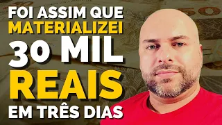 LEI DA ATRAÇÃO: COMO MANIFESTEI 30MIL REAIS EM 3 DIAS | Prof Wagner Santos | Numerologia Cabalística