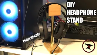 Simple Headphone Stand From Scrap! | Easy DIY Christmas Gift