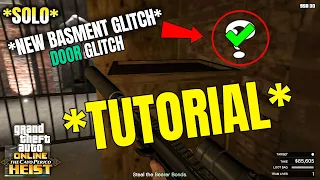 *TUTORIAL* New Basement Door Glitch Founded in The Cayo Perico Heist SOLO Door Glitch
