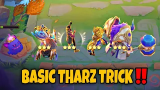 VERY BRUTAL GAMEPLAY TRICK FOR THARZ SKILL 3 || MOBILE LEGEND - Magic chess