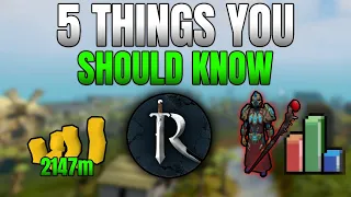 5 TIPS I SHOULD HAVE KNOWN SOONER in Runescape 3 - RS3 GUIDE