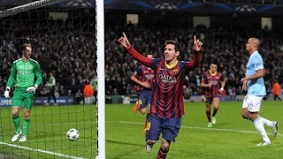 Lionel Messi vs Manchester City | UCL | 13-14 [HD]