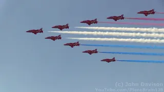 2019 Spirit of St.  Louis Air Show - Spitfire & RAF Red Arrows