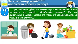 Як підписувати малюнки в графічному редакторі  Як комп'ютер може допомогти досягти успіху. 2 клас.