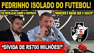 PEDRINHO ISOLADO DO FUTEBOL! ABRE O JOGO SOBRE CONTRATO COM A SAF! BALANÇO 60 DIAS DE GESTÃO!