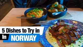 Norwegian Food Tour - 5 Dishes to Try in Oslo, Norway! (Americans Try Norwegian Food)