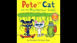 Pete the Cat and the story about bad smell @playwithmome #readytoread #bedtimestory #kidsbooks #pete