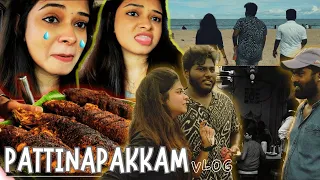 PATTINAMPAKKAM VLOG🐠😂 Ithu Vlog eh illa🤣🤣🤣 #parugaming #vlog #viral #foodvlog #seafood #beach