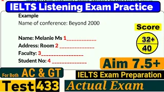 IELTS Listening Practice Test 2024 with Answers [Real Exam - 433 ]