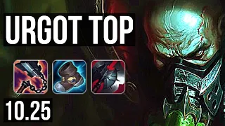 URGOT vs MORDEKAISER (TOP) | 6/0/3, 2.3M mastery, 700+ games, Dominating | NA Diamond | v10.25