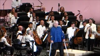 8 21 2018 Itzhak Perlman, Dudamel at Hollywood Bowl