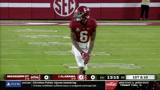 Devonta Smith (Alabama WR #6) Vs. Mississippi St. 2020