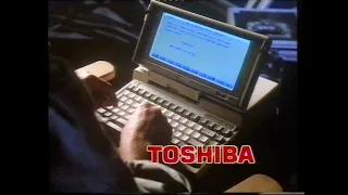 Toshiba Laptop TV Commercial 1980s