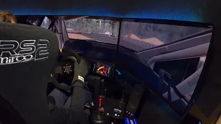 DiRT Rally 2.0 | Latvia Rallycross | Subaru Impreza RX | Triple screen setup