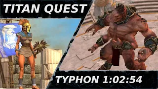 Titan Quest AE Speedrun Glitchless Typhon (1:02:54) - New WR in description