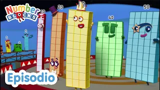 Numberblocks en Español | Episodios completos | EL CIRCO DE TREINTA