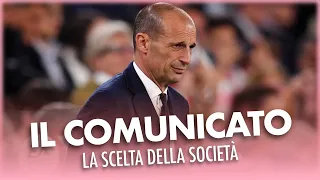 Esonero Allegri, la verità dietro il comunicato e la scelta della società