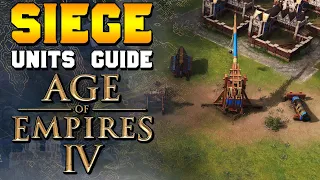 How to Use & Counter Siege Units Guide in Age of Empires 4