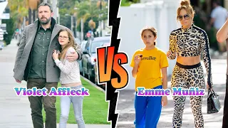 Violet Affleck (Ben Affleck's Daughter) Vs Emme Muñiz (J. Lo's Daughter) Transformation ★ 2021