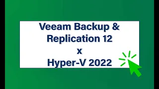 AUDIO FR – Veeam Backup & Replication 12 - Installation & Paramétrage - Hyper-V 2022 #veeam #backup