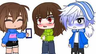 Shipping app || gacha club undertale (Chara x Sans)