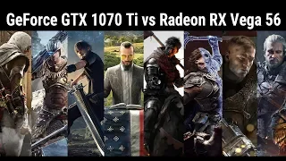 Сравнение GeForce GTX 1070 Ti и Radeon RX Vega 56 в 27 играх 1440p