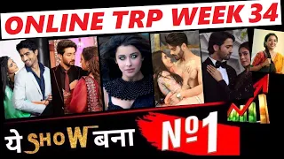 😱Online TRP Report of Week 34 : Top 20 Shows of this Week