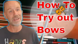 The best way to try bows - Olaf Talks about Violin, Viola, Cello and Double Bass bows
