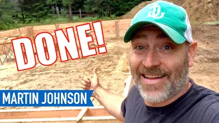 WE'RE READY! Building the Forms for our Concrete Stem Wall | Off Grid Cabin Build #7