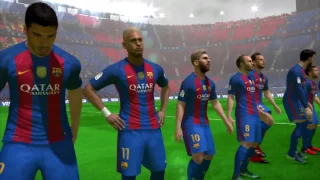 FC.Barcelona VS Real Madrid el clasico *PES 2017 Realistic Graphics*