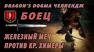 Железный меч против Кровожадной Химеры ⚔ Чистый боец ⚔  Dragon's Dogma Dark Arisen