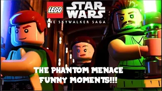 Beyblade fights in Star Wars??? Lego Star Wars: The Skywalker Saga The Phantom Menace Gameplay!!!!