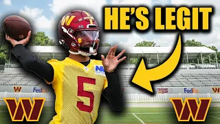 Jayden Daniels looks LEGIT!! | Commanders 2024 OTAs Reaction