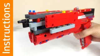 Lego Cyberpunk style pistol with cool mechanism - Instruction