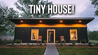 *NEW* Tiny House Shipping Container Home! | Nova Cottage Tour!