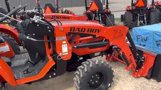 Bad Boy Tractor Walkthrough Implement sale with a new tractor!