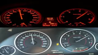 bmw x1 18d e84 vs 318i f30 acceleration