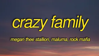 Megan Thee Stallion, Maluma, Rock Mafia - Crazy Family (Lyrics) "THE ADDAMS FAMILY 2"