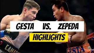 Mercito Gesta vs William Zepeda Highlights