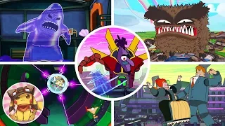 PHINEAS AND FERB Across the 2nd Dimension - All Bosses (With Cutscenes) [1080p]