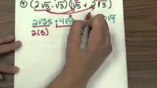 Multiplying Radicals (FOIL)