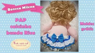 Pap calcinha bunda rica boneca Milena  Valéria Gelli